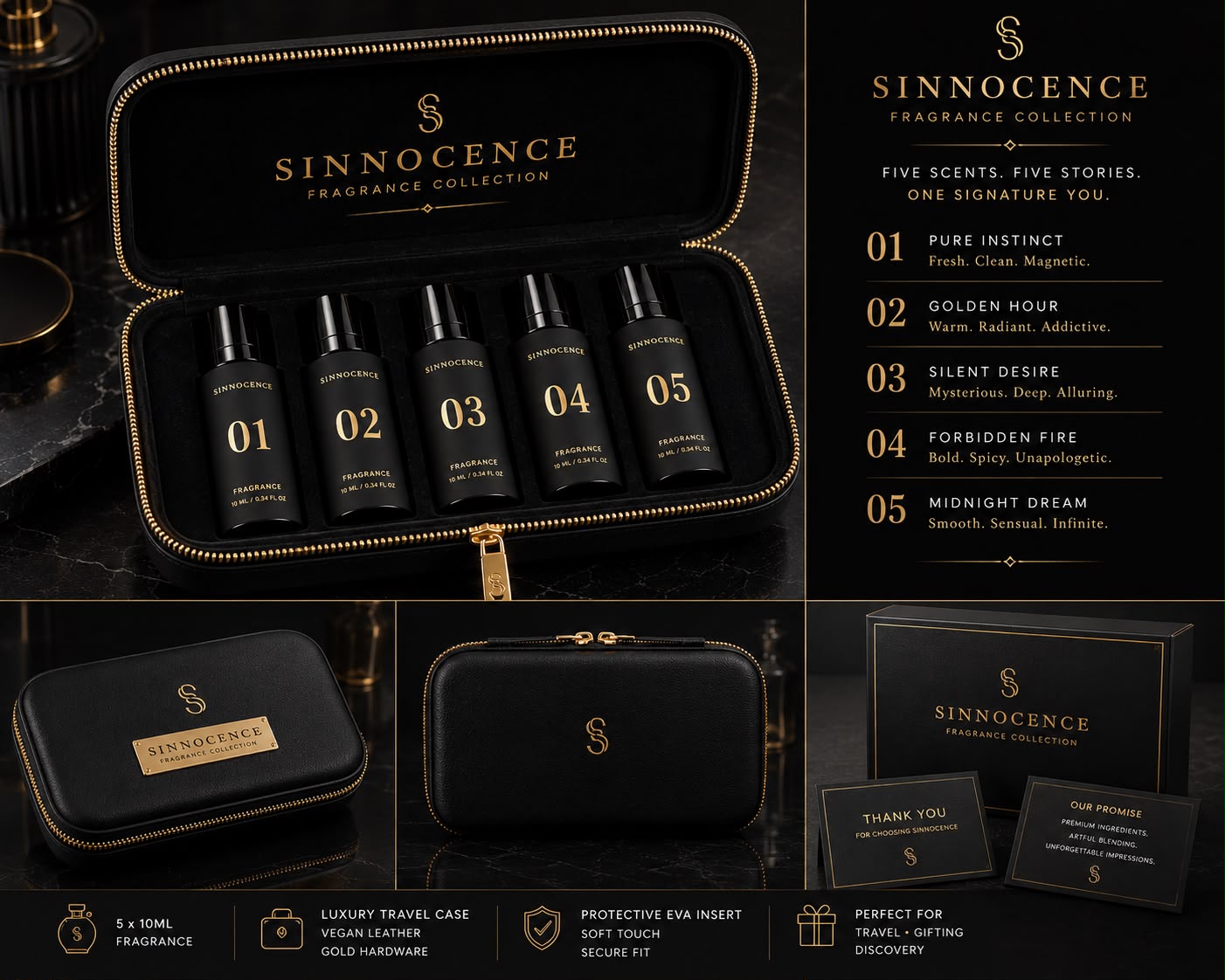 Sinnocence fragrance collection
